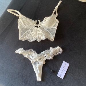 For Love and Lemons Delicate Lace Set